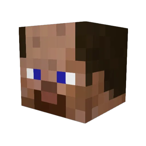 HoneyToMo Minecraft avatar head, 3D render