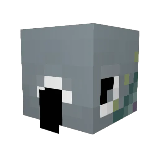Honey_Fall Minecraft avatar head, 3D render