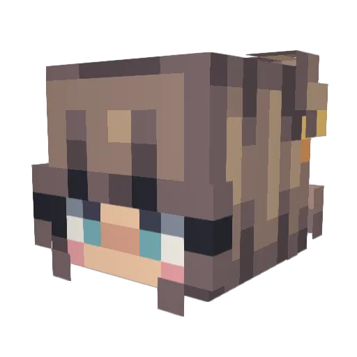 Honey_Goose Minecraft avatar head, 3D render