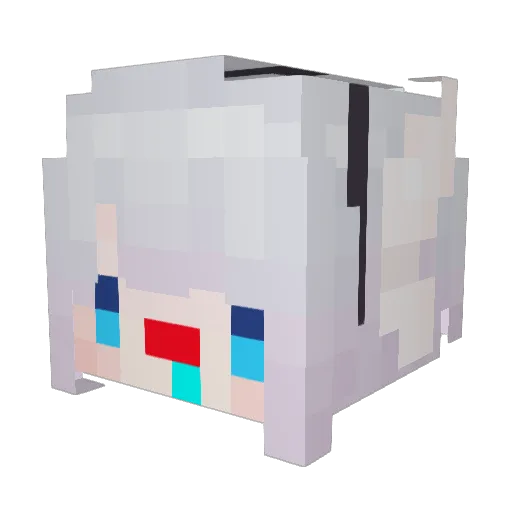Honey_Rabbit Minecraft avatar head, 3D render