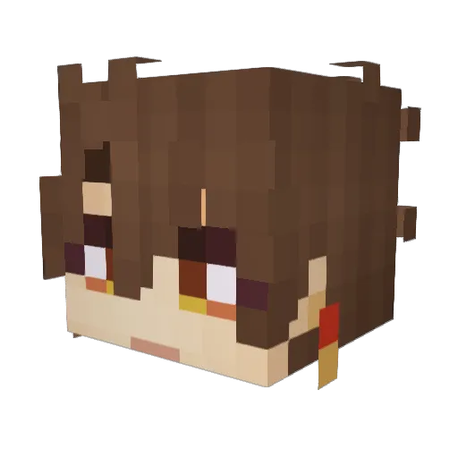 Honey_Sheep Minecraft avatar head, 3D render