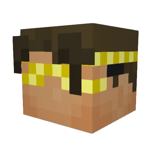 Honey_dew05 Minecraft avatar head, 3D render