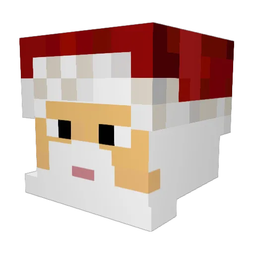 Honeybeezzz Minecraft avatar head, 3D render