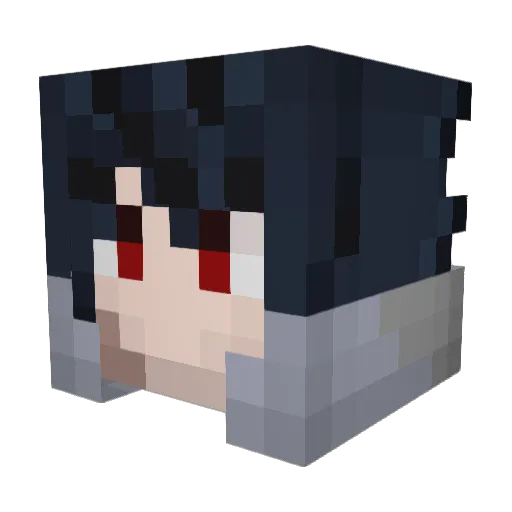 HongkongTC Minecraft avatar head, 3D render