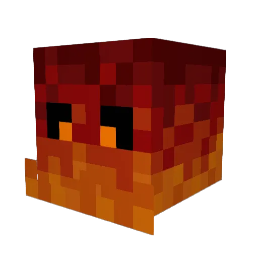 HongosPlay Minecraft avatar head, 3D render