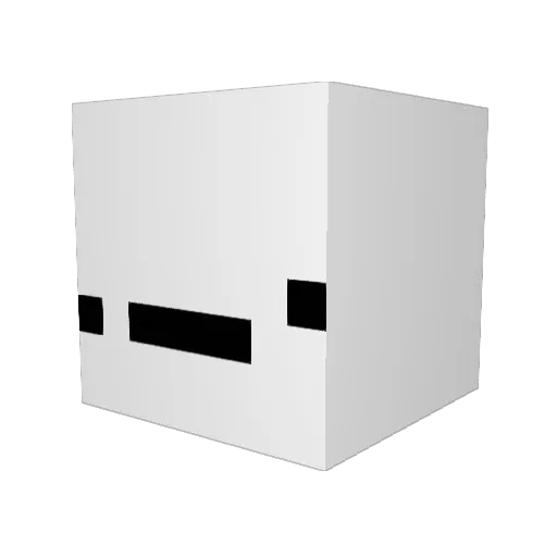 Honi0523 Minecraft avatar head, 3D render