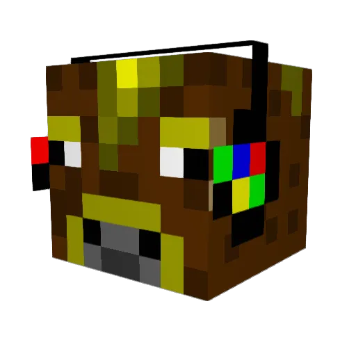 Honick0211 Minecraft avatar head, 3D render