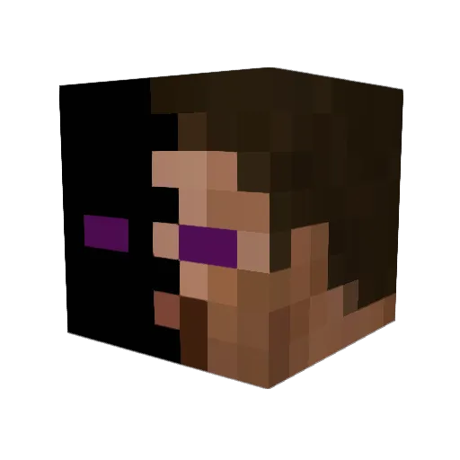 HonigGnom Minecraft avatar head, 3D render