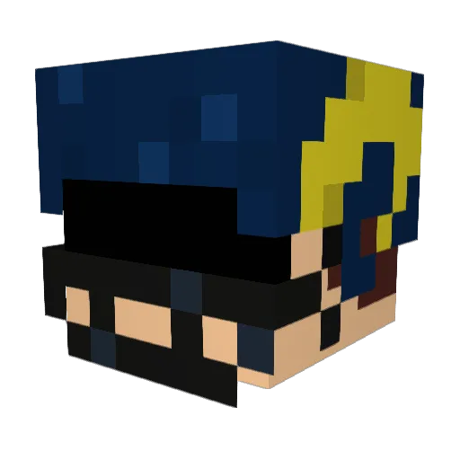 HonigRam20 Minecraft avatar head, 3D render
