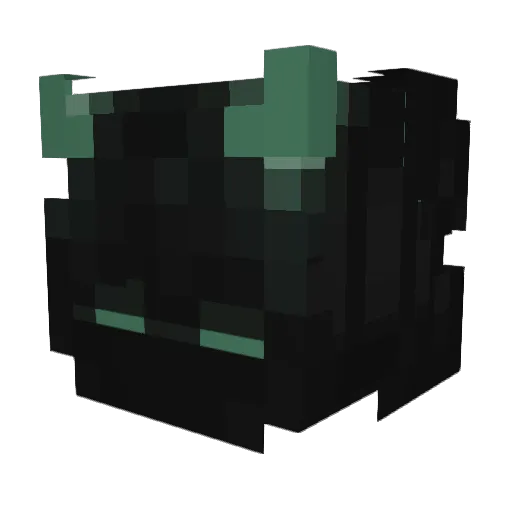 Honikok Minecraft avatar head, 3D render
