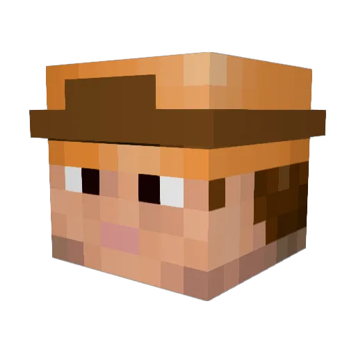 HonkDaddy122 Minecraft avatar head, 3D render