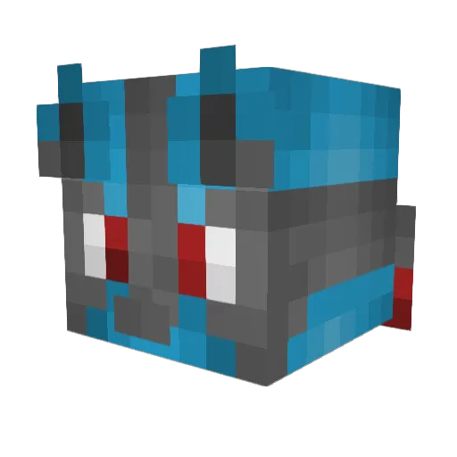 HonkLP1404 Minecraft avatar head, 3D render