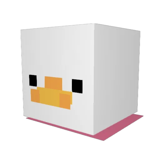 HonkTheHonk Minecraft avatar head, 3D render