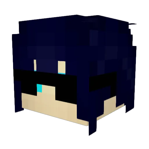 Honkbold Minecraft avatar head, 3D render