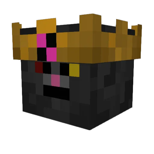 Honkdog Minecraft avatar head, 3D render