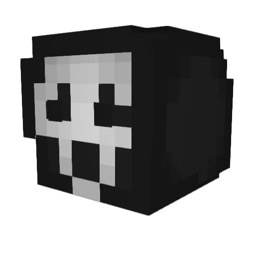 Honkze Minecraft avatar head, 3D render