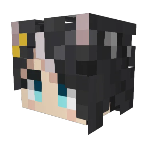 Honorable125 Minecraft avatar head, 3D render
