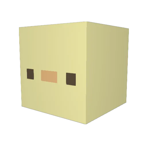 HonoraryTulip60 Minecraft avatar head, 3D render