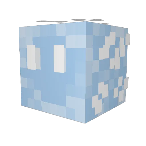 Honoredsoil Minecraft avatar head, 3D render