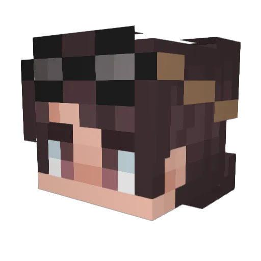 HonorioRomerottv Minecraft avatar head, 3D render