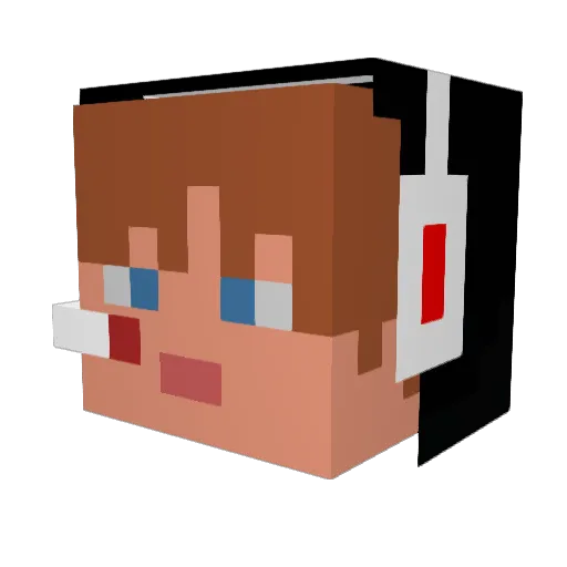 HonorsPain Minecraft avatar head, 3D render