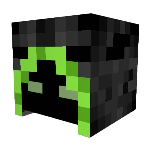 Honranu Minecraft avatar head, 3D render
