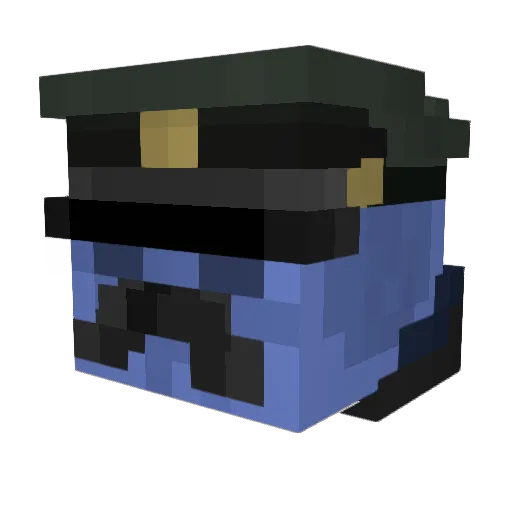 Honziik2010 Minecraft avatar head, 3D render