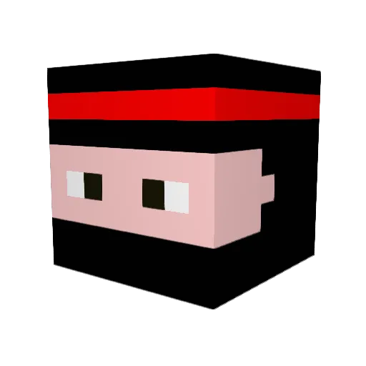 HooDoo935 Minecraft avatar head, 3D render