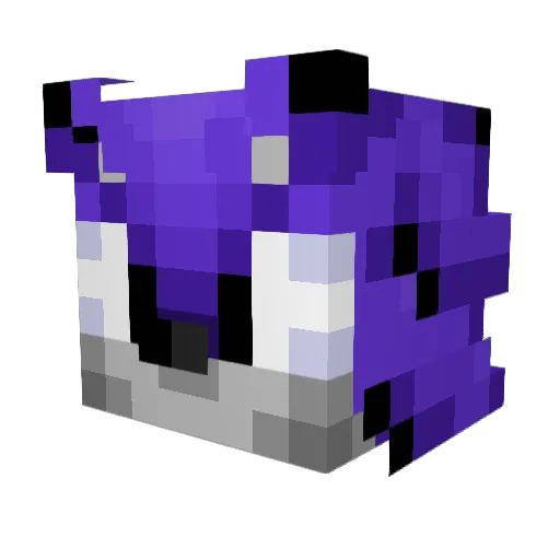 Hoodedguy5 Minecraft avatar head, 3D render