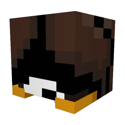 HoodieHorizon Minecraft avatar head, 3D render