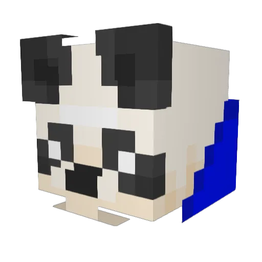 HoodieLi15 Minecraft avatar head, 3D render