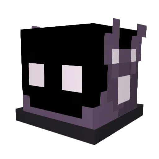 Hooge3 Minecraft avatar head, 3D render
