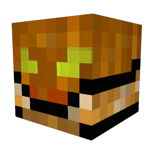 Hoogiy Minecraft avatar head, 3D render