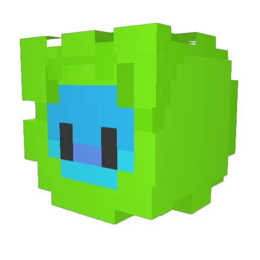 Hoogla Minecraft avatar head, 3D render