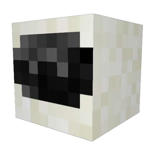 Hooovey Minecraft avatar head, 3D render