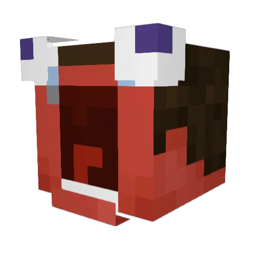 Hooroos002 Minecraft avatar head, 3D render