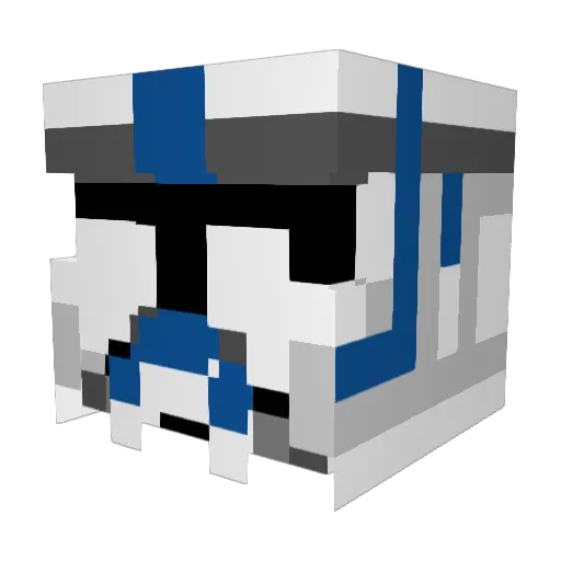 Hoosier24 Minecraft avatar head, 3D render