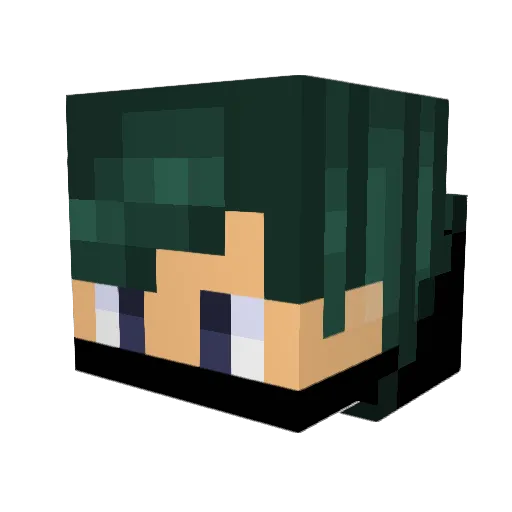 HoosierDaddy2 Minecraft avatar head, 3D render