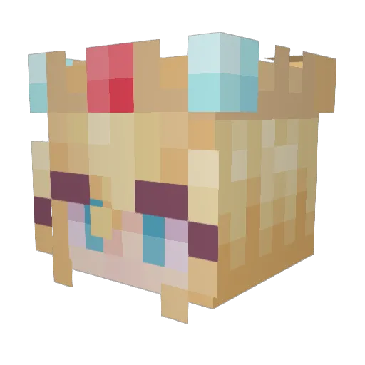 HopeGadd Minecraft avatar head, 3D render