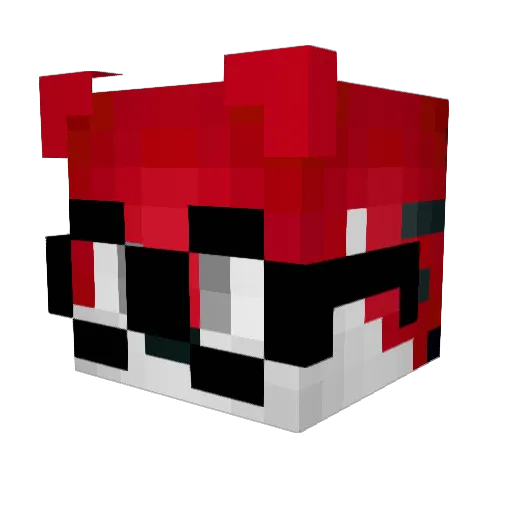 Hopeaili_PVP Minecraft avatar head, 3D render