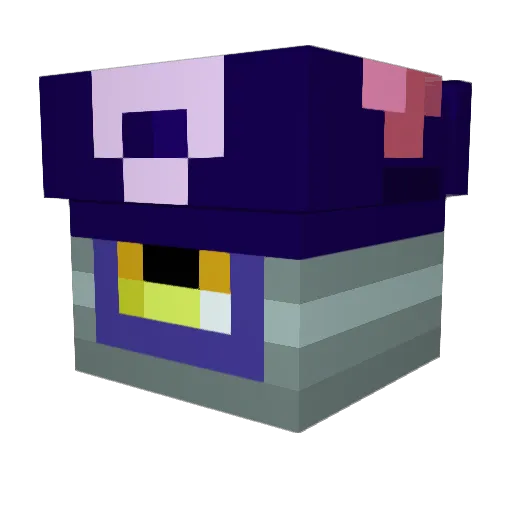 Hopel43 Minecraft avatar head, 3D render