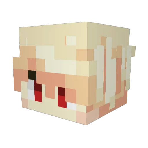 HopelessOtaku55 Minecraft avatar head, 3D render