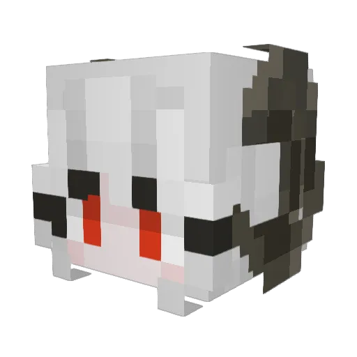 HopelessSP Minecraft avatar head, 3D render