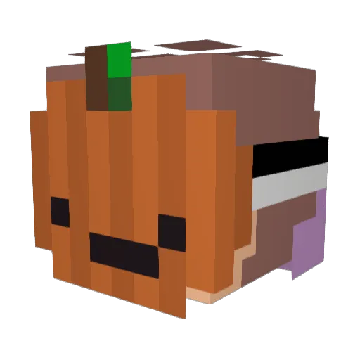 Hopeloze Minecraft avatar head, 3D render