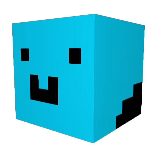 Hopla88 Minecraft avatar head, 3D render