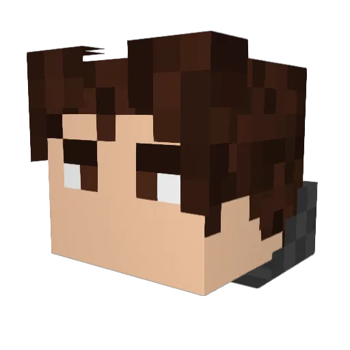 Hoplite2003 Minecraft avatar head, 3D render