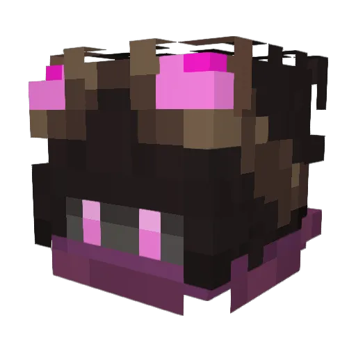Hoplus Minecraft avatar head, 3D render