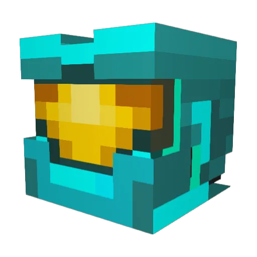 Hopperrock Minecraft avatar head, 3D render