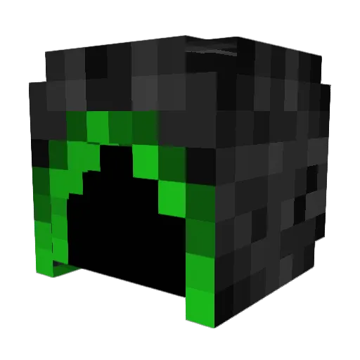 HoppigSLASH Minecraft avatar head, 3D render