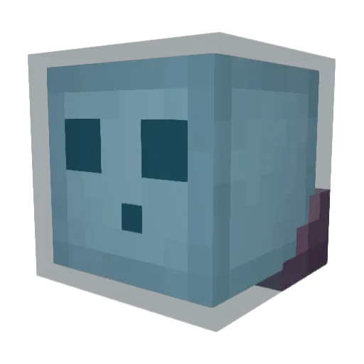HoppingSlime Minecraft avatar head, 3D render